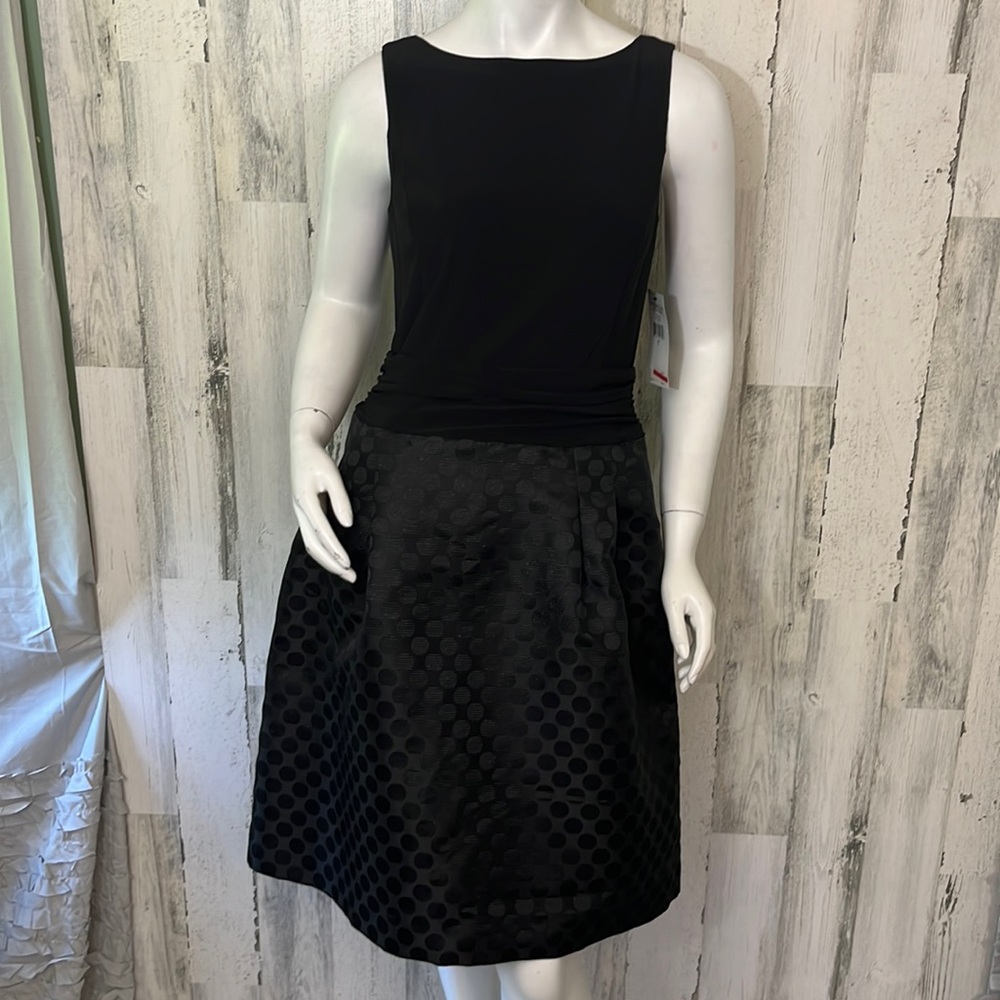 #E8- womens black fancy dress NEW size 6 AMERICAN LIVING
